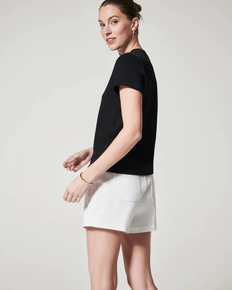 Airessentials Cap Sleeve Top ( Very Black)
