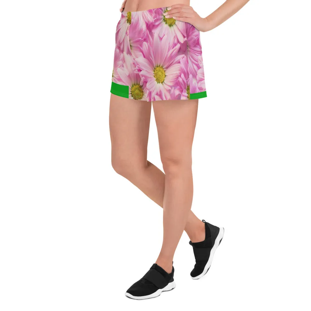 All-Over Print Women's Athletic Short Shorts