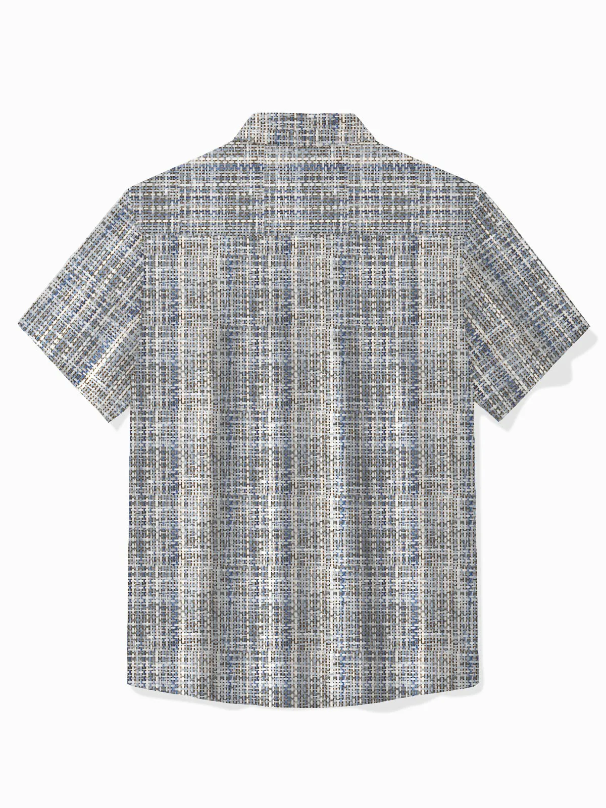 Alohadaddy Retro Abstract Texture Men's Hawaiian Shirt Breathable Comfortable Camp Pocket Shirt