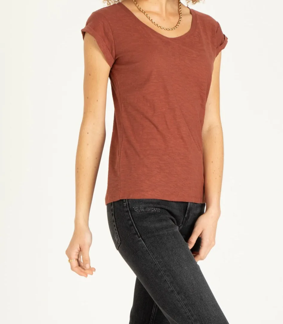 ANGEL TEE SEQUOIA SLUB