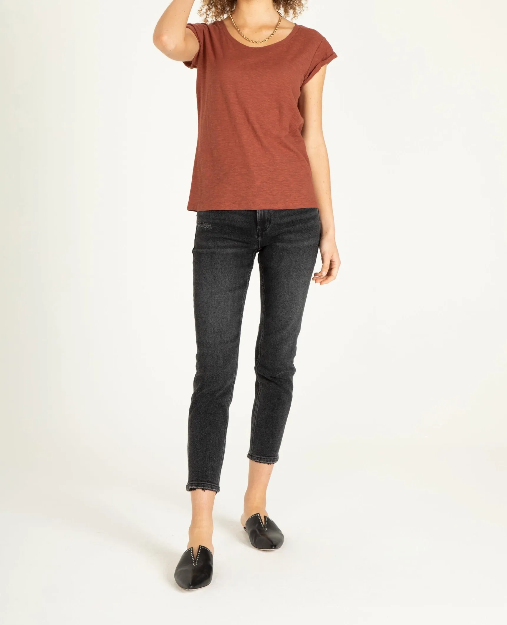 ANGEL TEE SEQUOIA SLUB