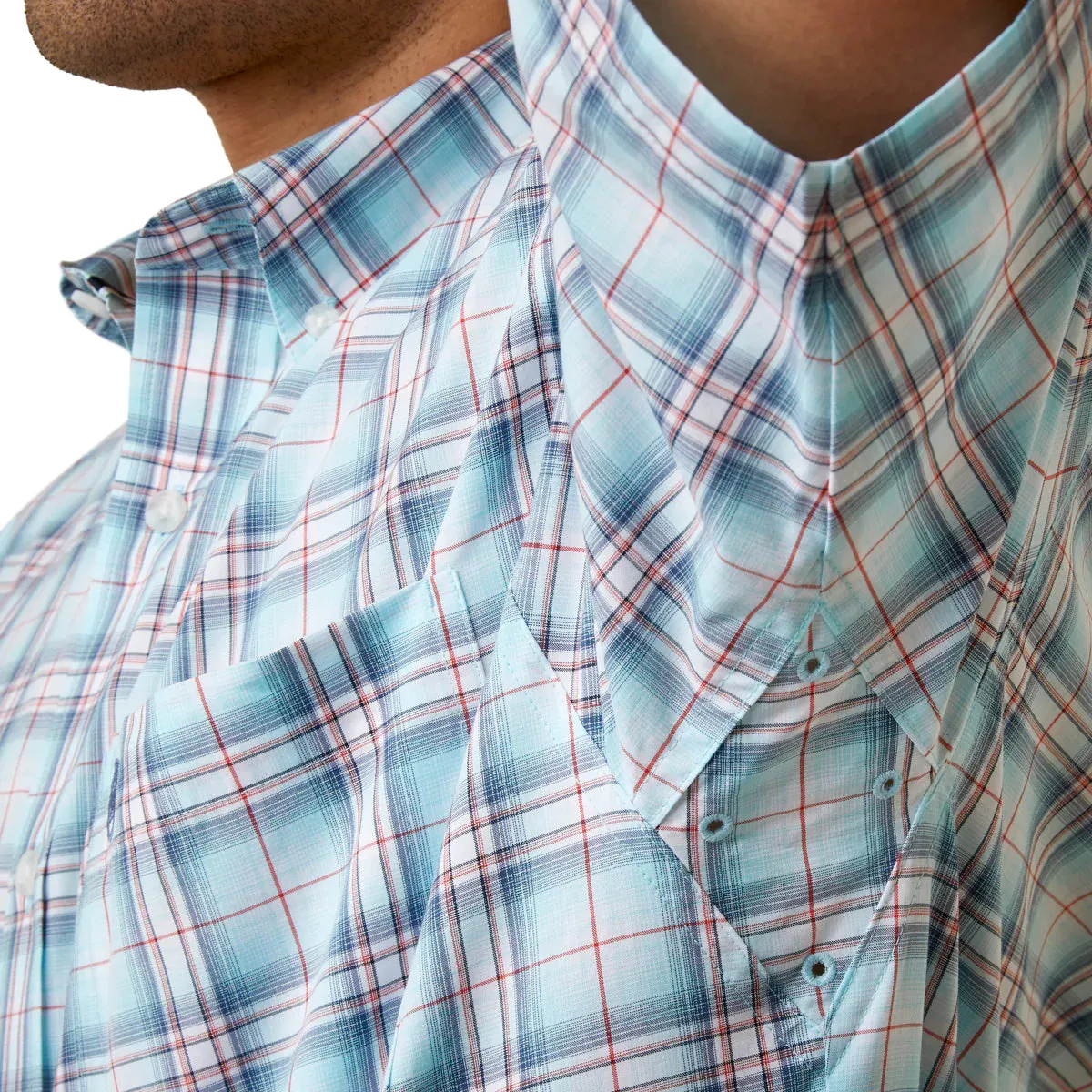 Ariat Men's Pro Series Osiel Classic S/S Shirt - White