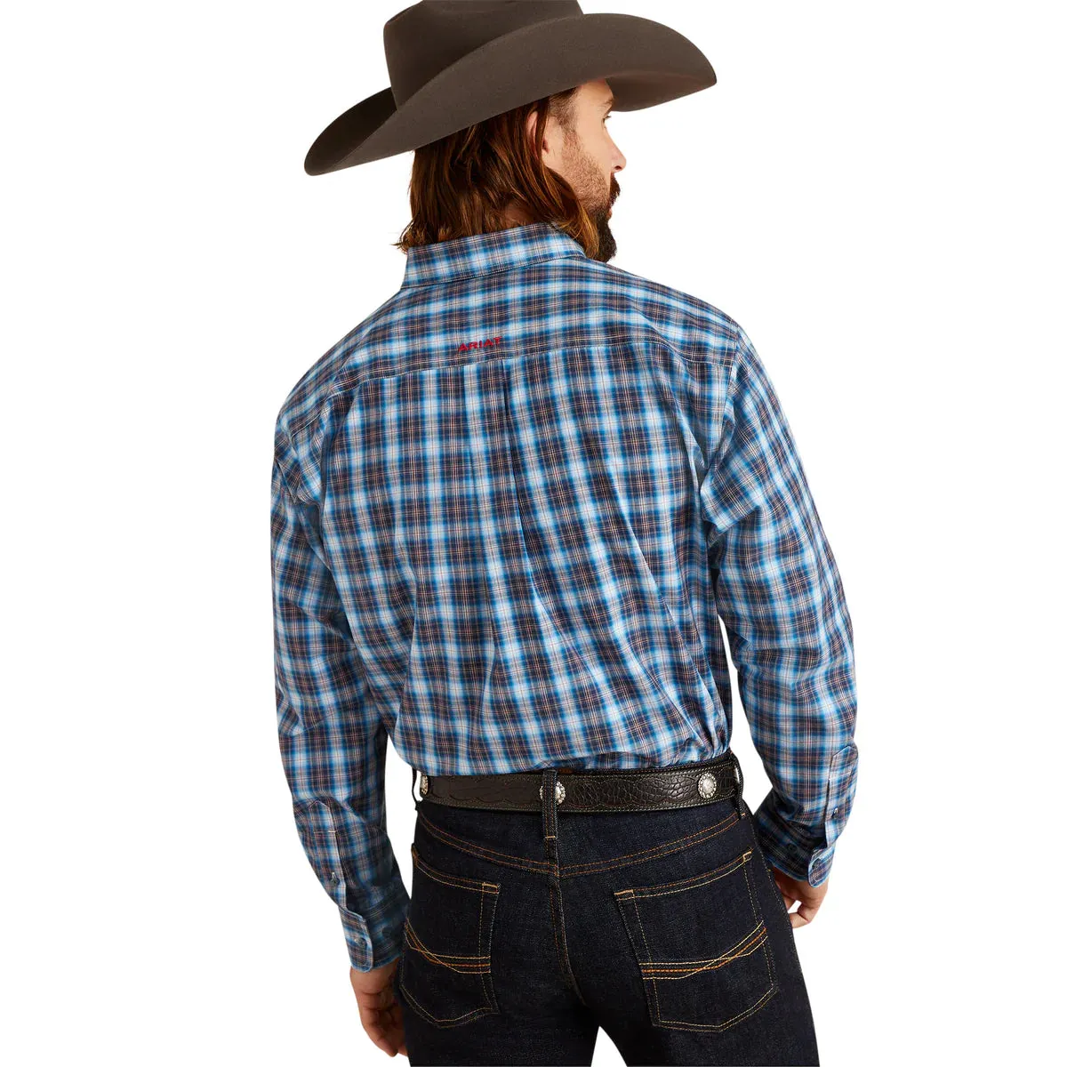 Ariat Men's Pro Series Parrin LS Shirt - White
