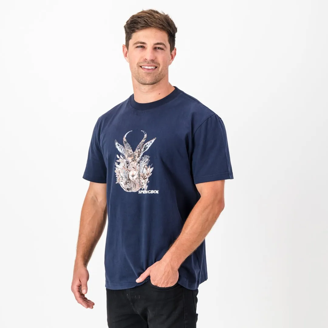 Artistic Springboks Crew Tee - Navy