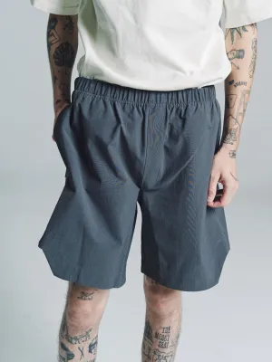 Asfalt Grey Utility Cut Shorts