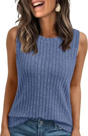AUTOMET Womens Tank Tops Sleeveless Tunic Shirts Summer Fashion Basic Soft Clothes 2025 Casual Trendy Vacation Spring Outfits