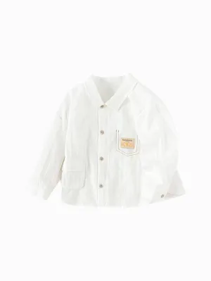 Baby Boy Woven Long Sleeve Shirt