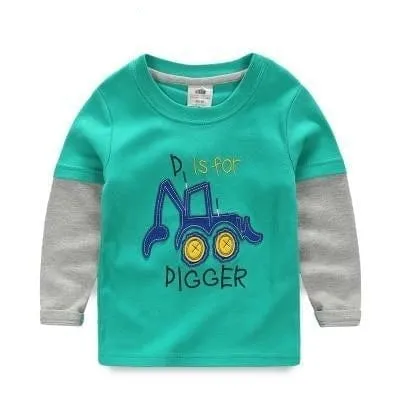 Baby Boys / Toddlers Cartoon Tee Shirt