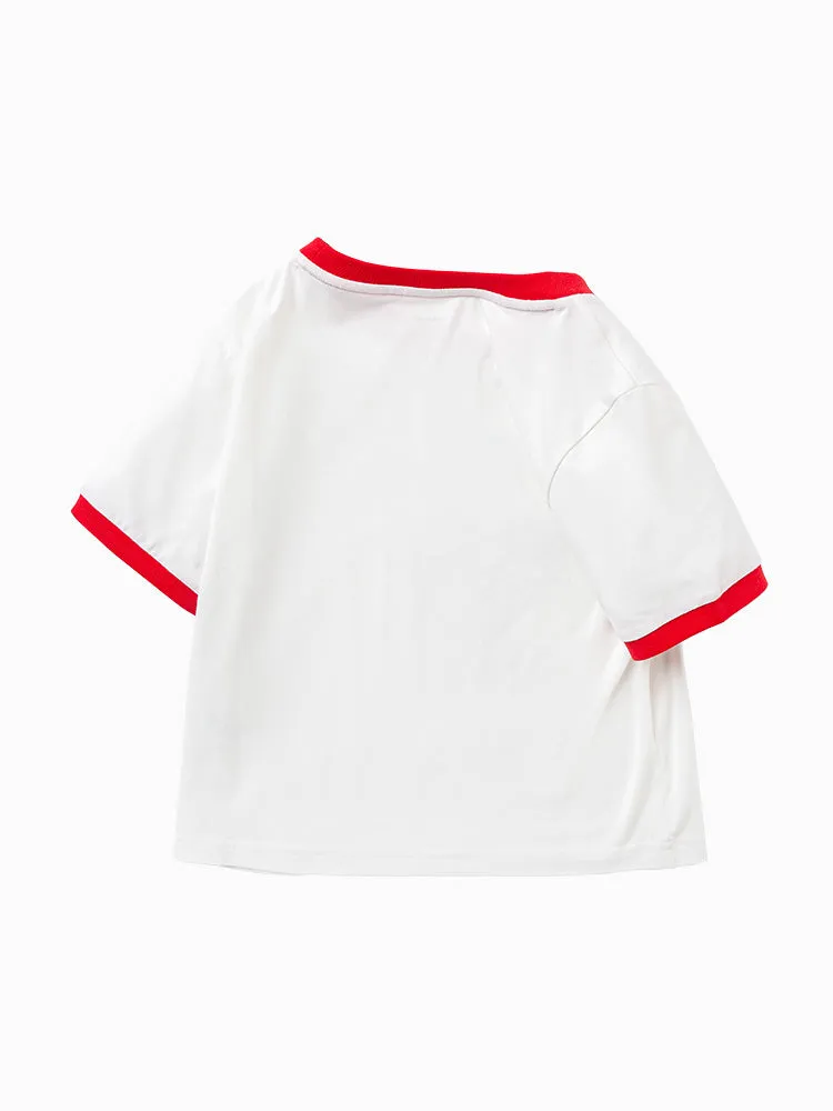 balabala Kid sweet cool fashion short-sleeved T-shirt 7-14 years