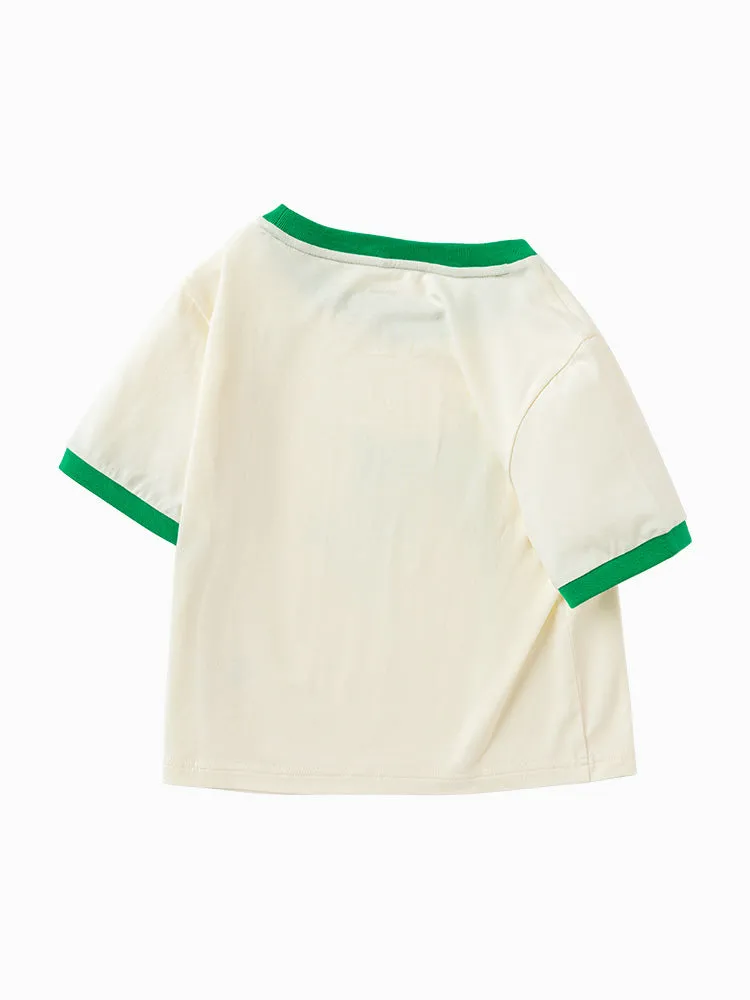 balabala Kid sweet cool fashion short-sleeved T-shirt 7-14 years