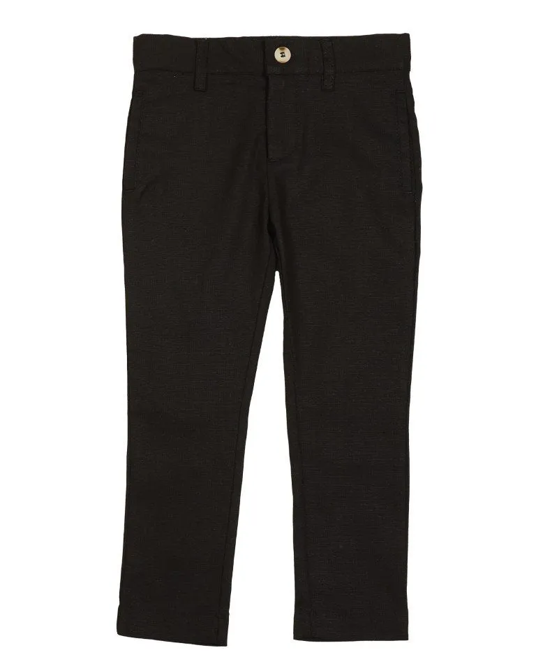 Belati Black Slim Pants