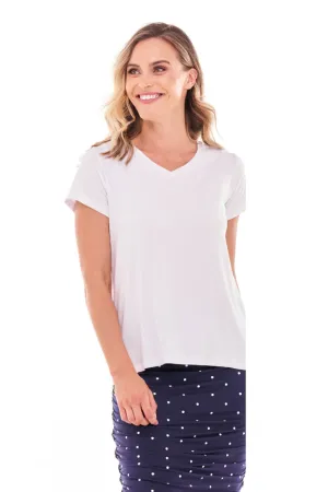 Betty Basics Matilda Tee - WHITE