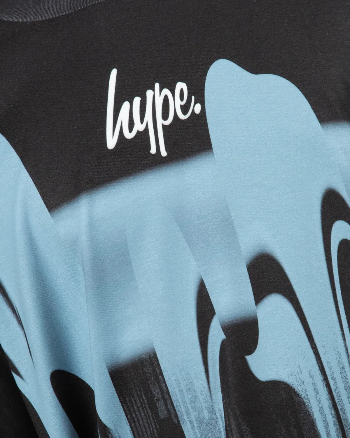 Boys Blur Paint T-Shirt in Blue