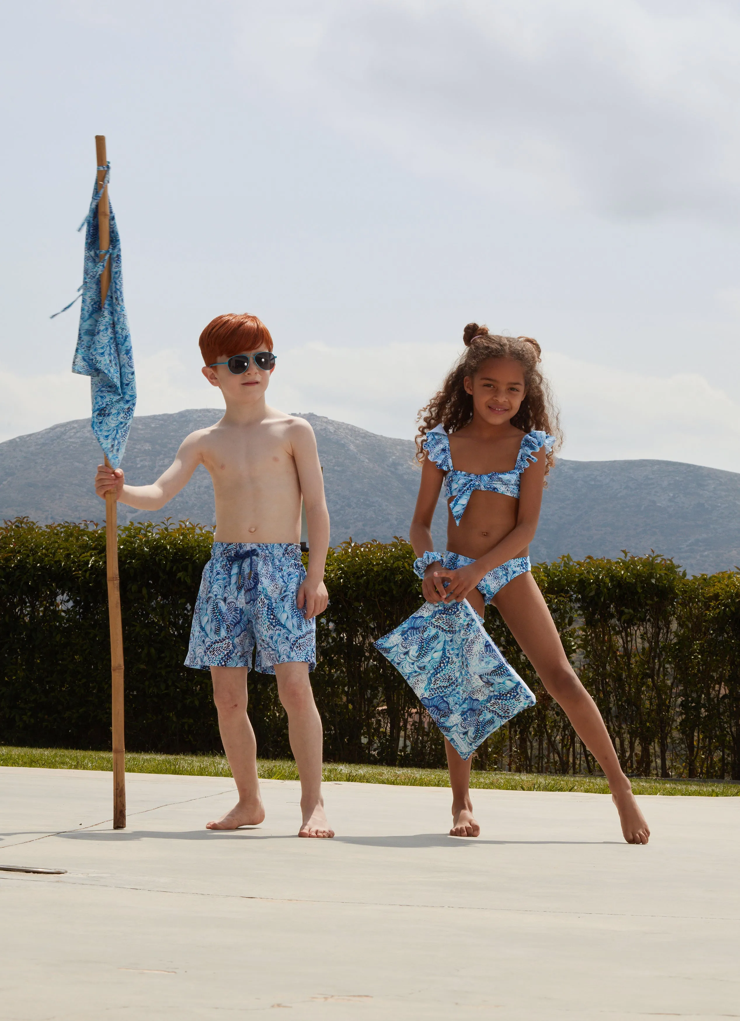 BOY'S SWIM SHORTS WAVES