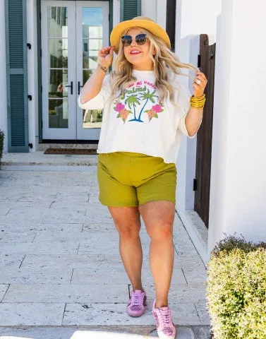 Breezy Linen Shorts in Green
