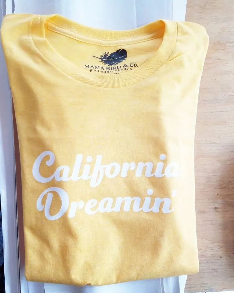 California Dreamin' - Kid's   Toddler Onesies and Tees