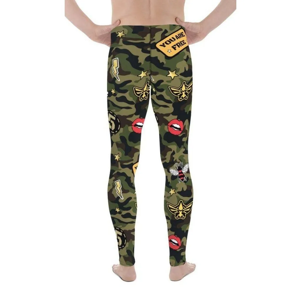 Camo Patch Men's Leggings