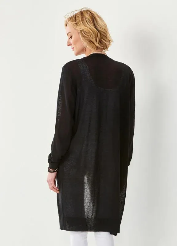 Charlie Paige Skyline Slim Cardi | Black