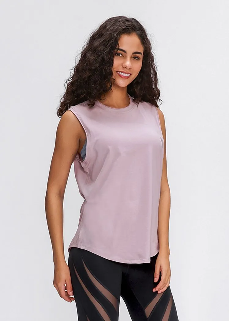 Chicvane Seamless Breathable Quick Drying Workout Yoga Shirts Tank Top