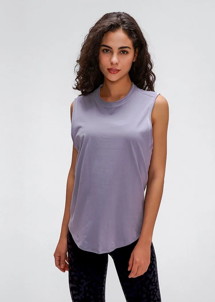 Chicvane Seamless Breathable Quick Drying Workout Yoga Shirts Tank Top