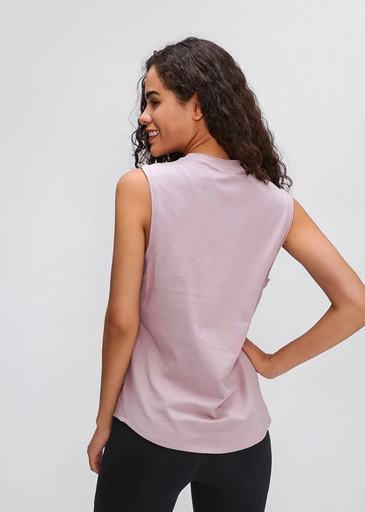 Chicvane Seamless Breathable Quick Drying Workout Yoga Shirts Tank Top