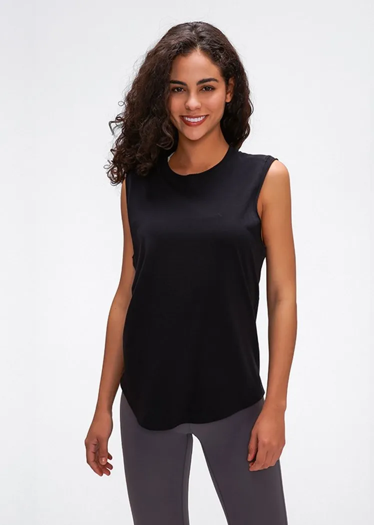 Chicvane Seamless Breathable Quick Drying Workout Yoga Shirts Tank Top