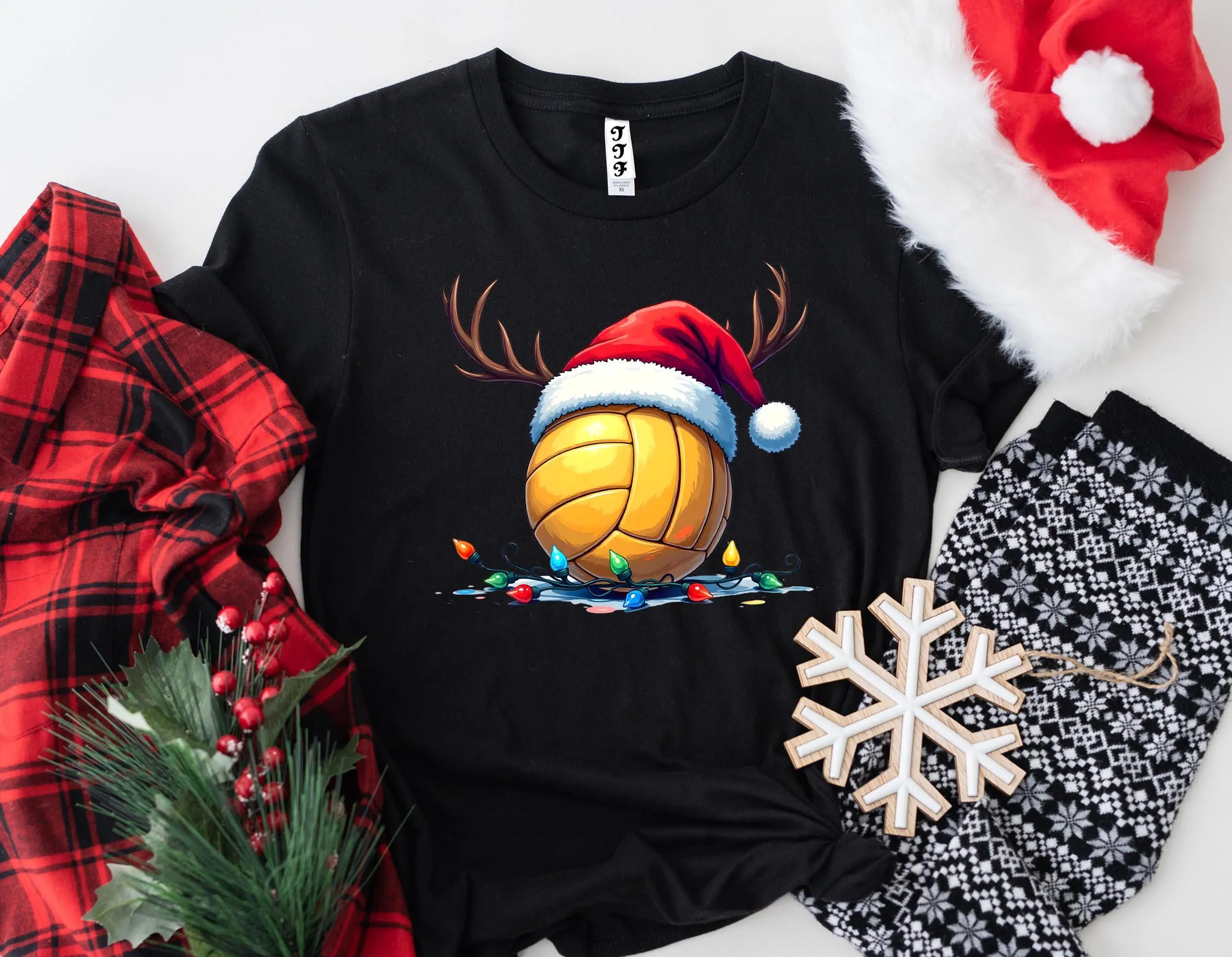 Christmas Sports Ball Shirt, Christmas Baseball Tee, Christmas Football Shirt