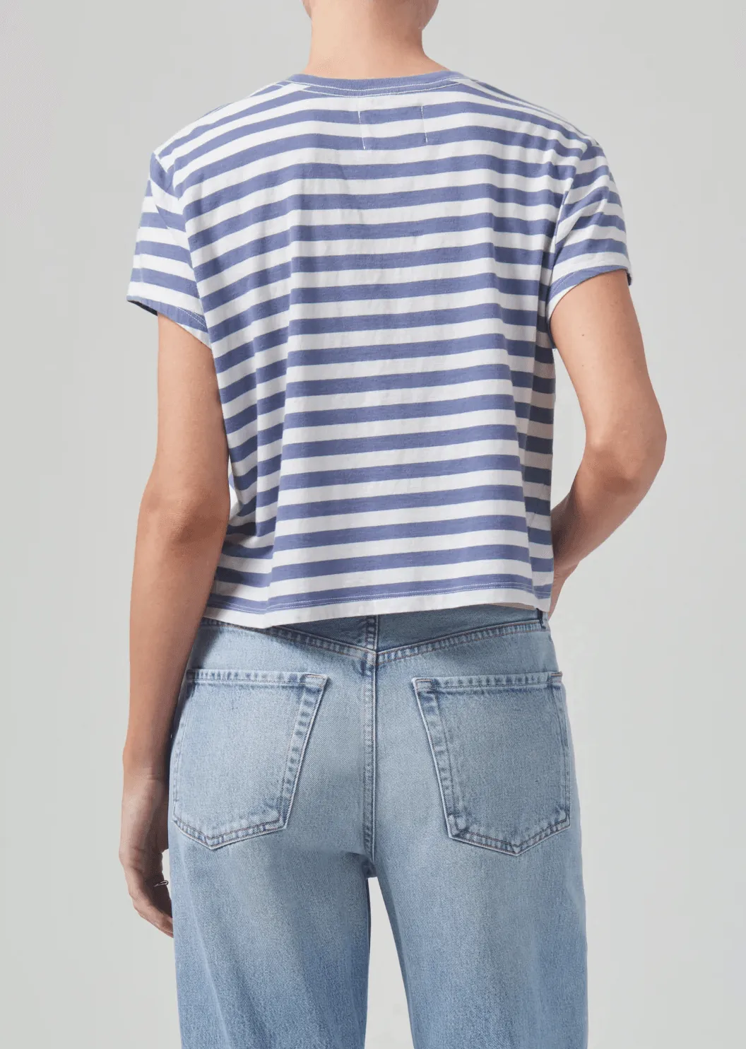 Citizens of Humanity Kyle Tee Adobe Stripe
