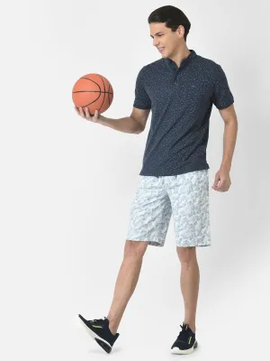 Cotton Shorts in Floral Print