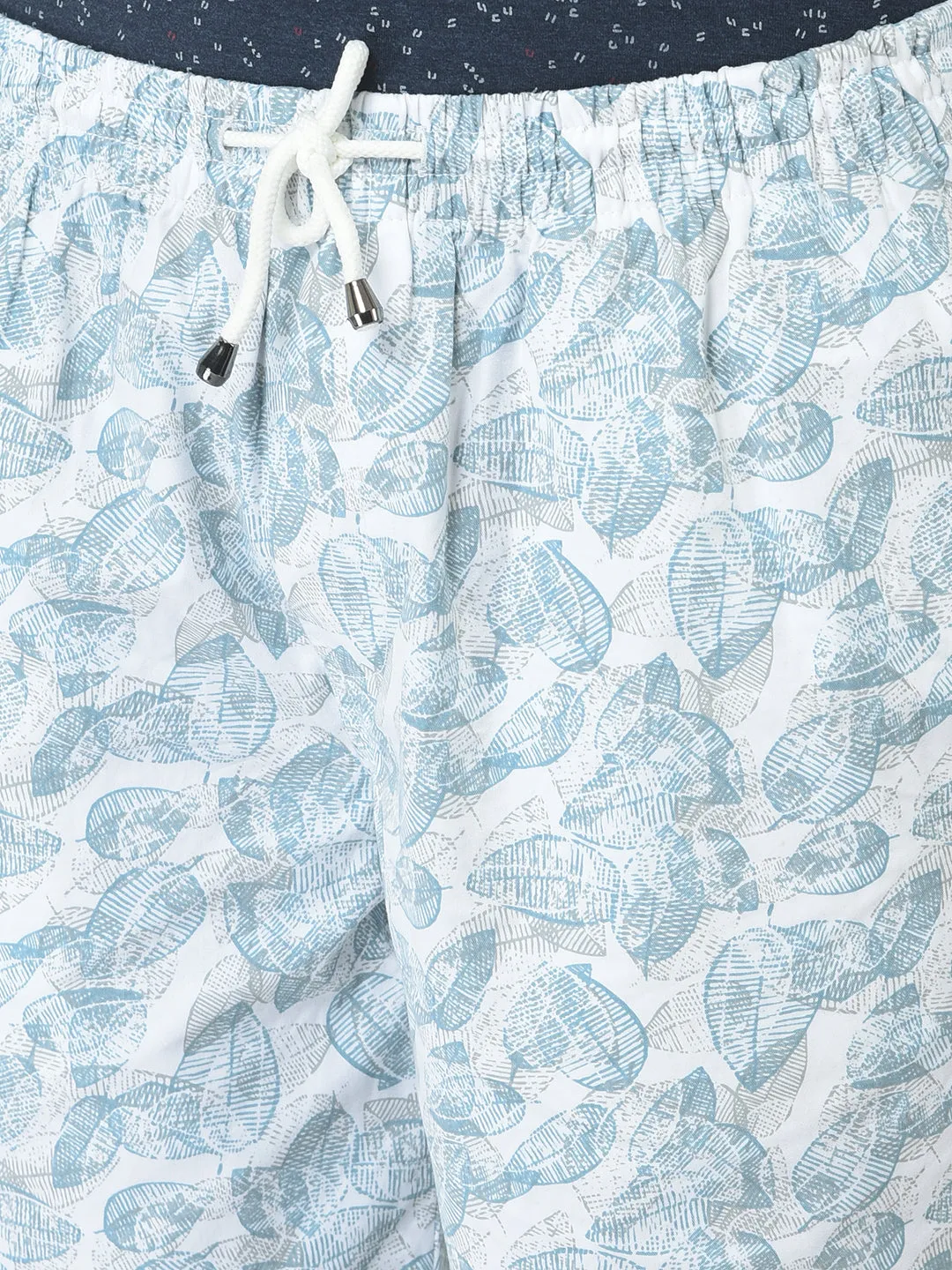 Cotton Shorts in Floral Print