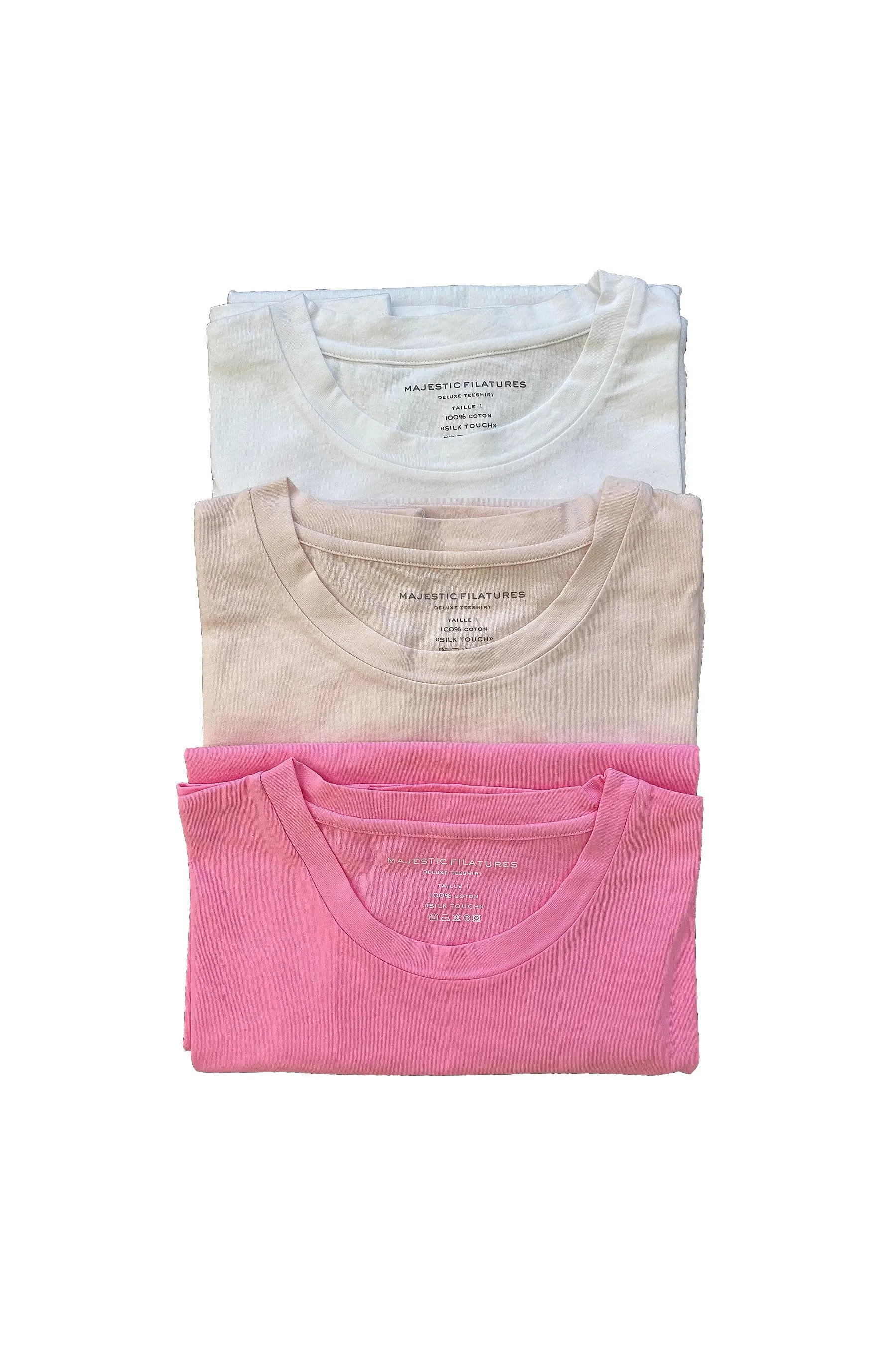 Cotton 'Silk Touch' Crewneck 3-Piece Gift Pack