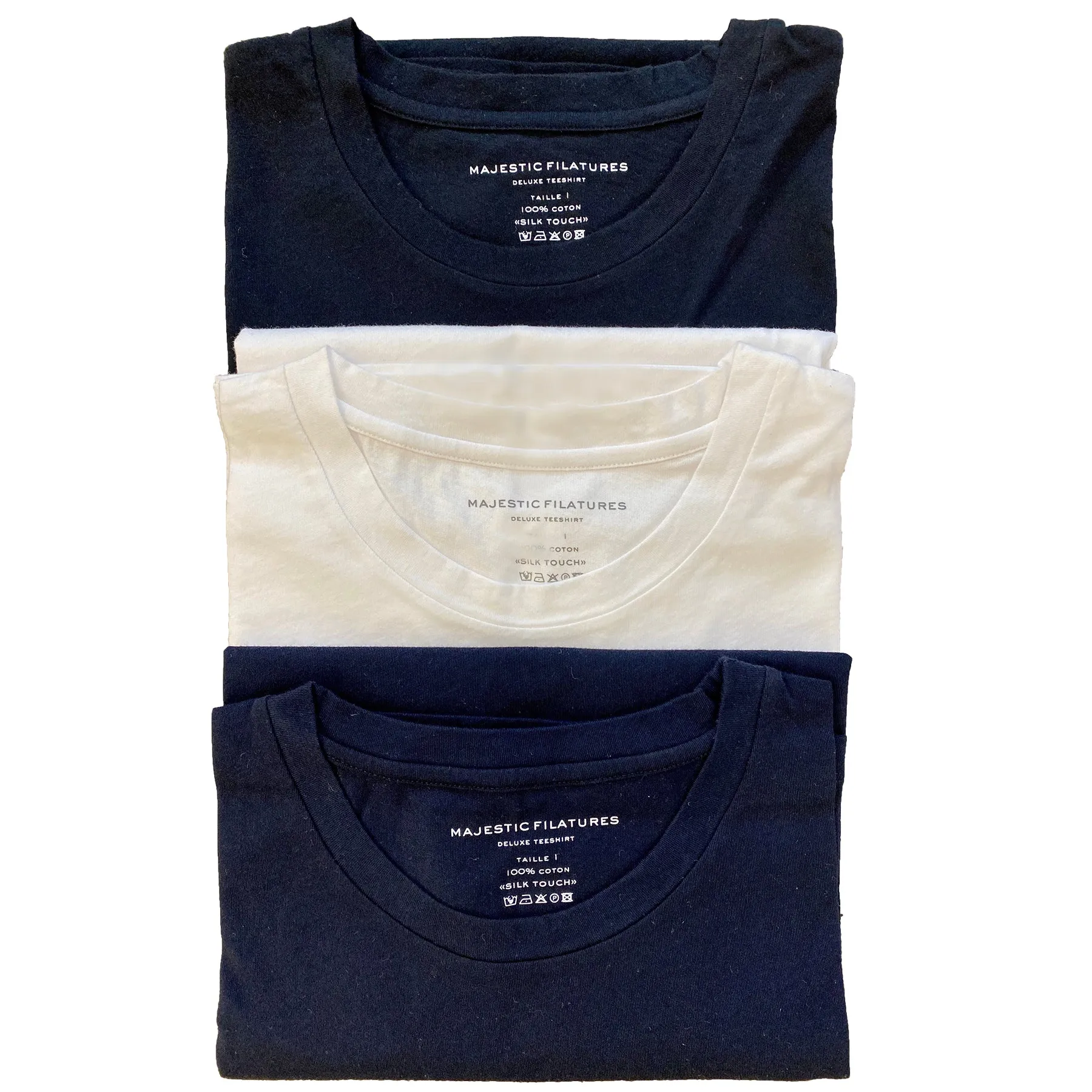 Cotton 'Silk Touch' Crewneck 3-Piece Gift Pack