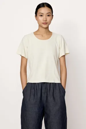 Cropped Crew T-Shirt - Ivory