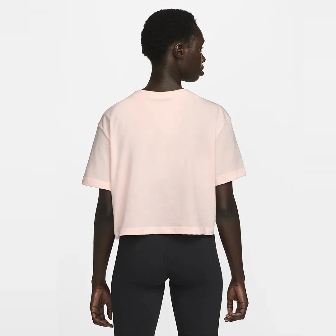 Cropped Logo T-Shirt (Pink)
