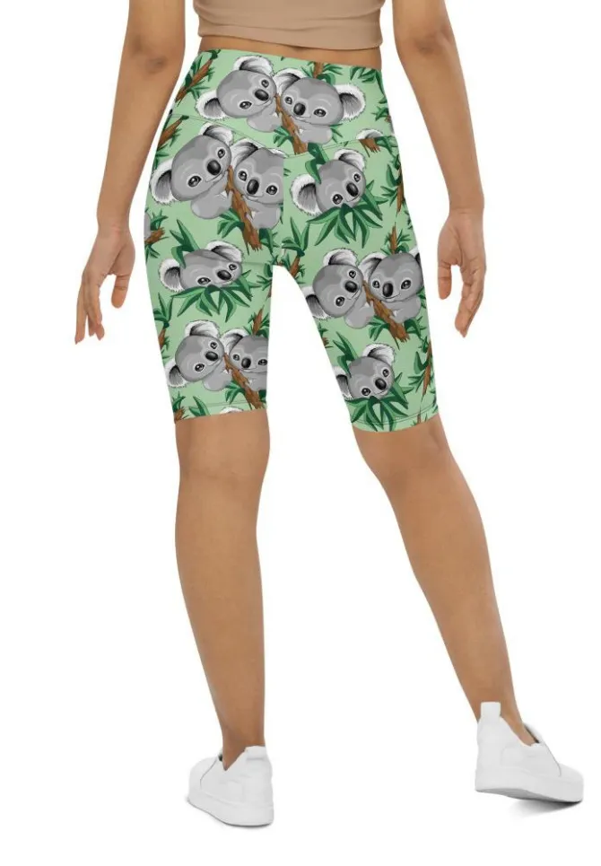 Cute Koala Biker Shorts
