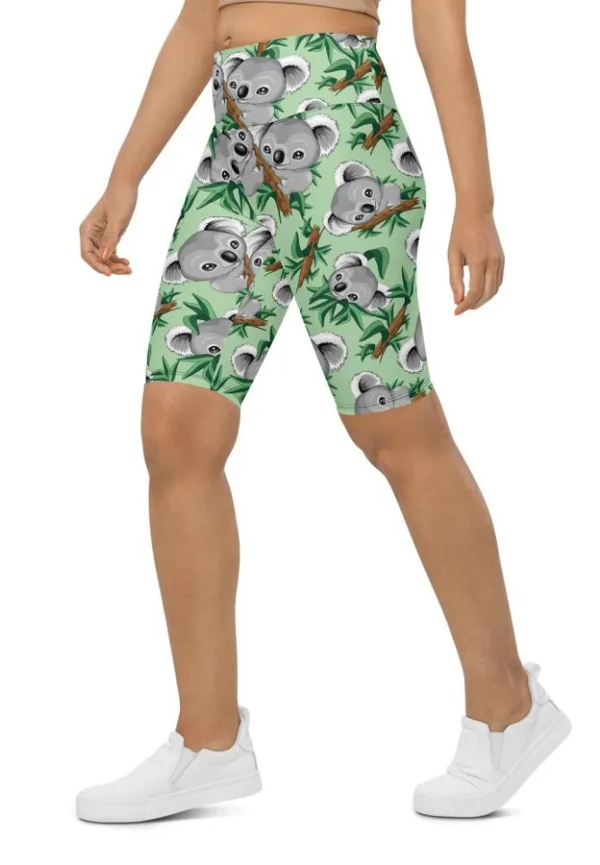 Cute Koala Biker Shorts
