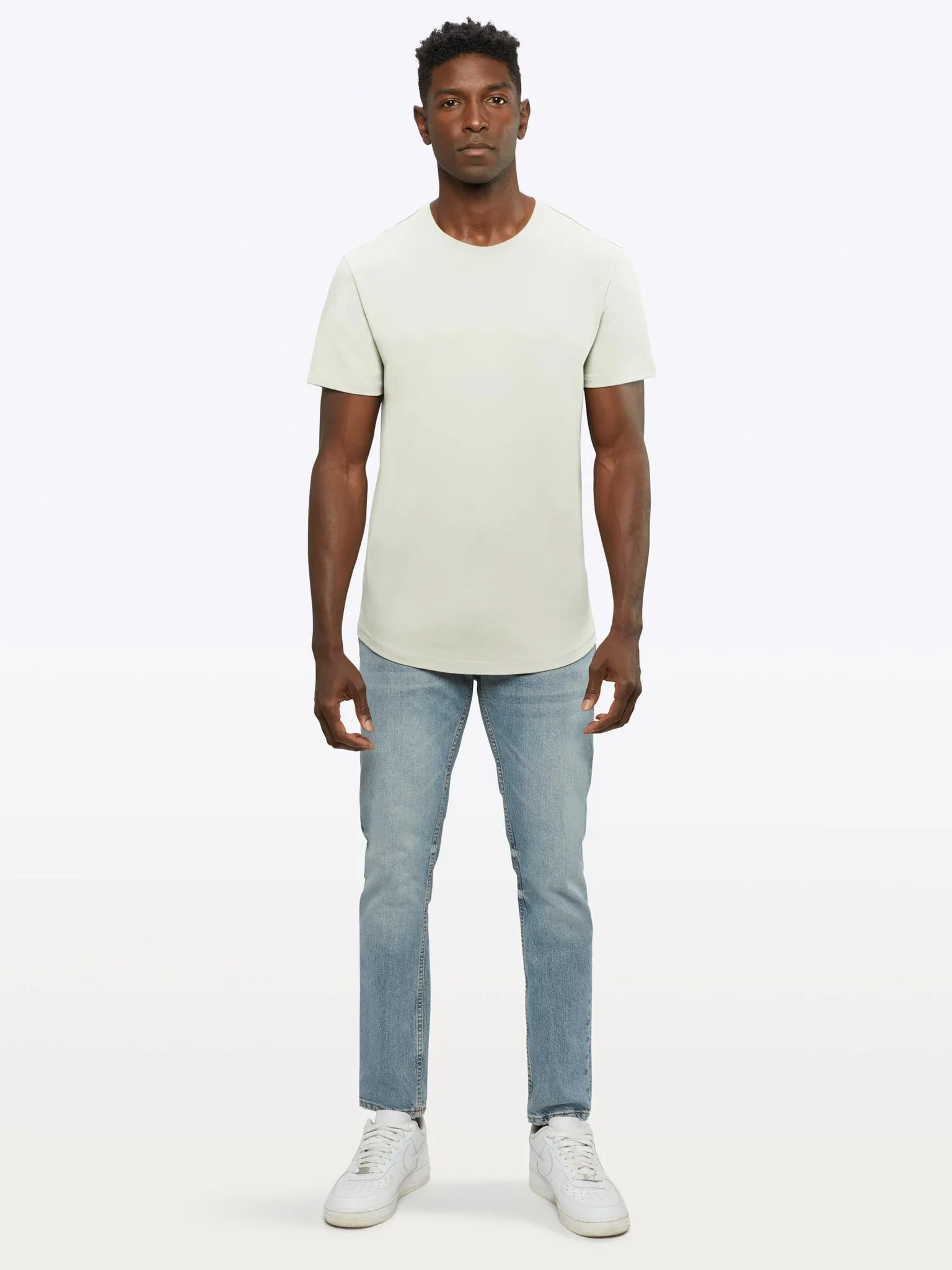 Cuts Clothing Interknit Prima Tee in Ivory