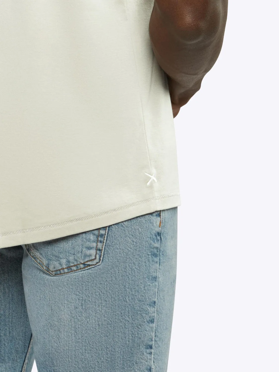 Cuts Clothing Interknit Prima Tee in Ivory
