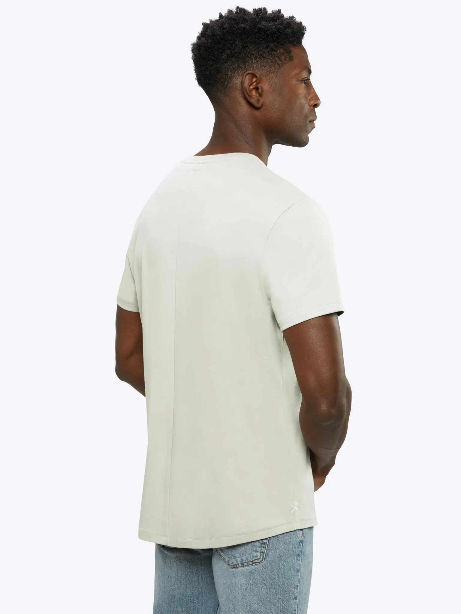 Cuts Clothing Interknit Prima Tee in Ivory