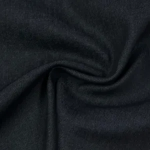 Darkest Navy Stretch Denim Fabric