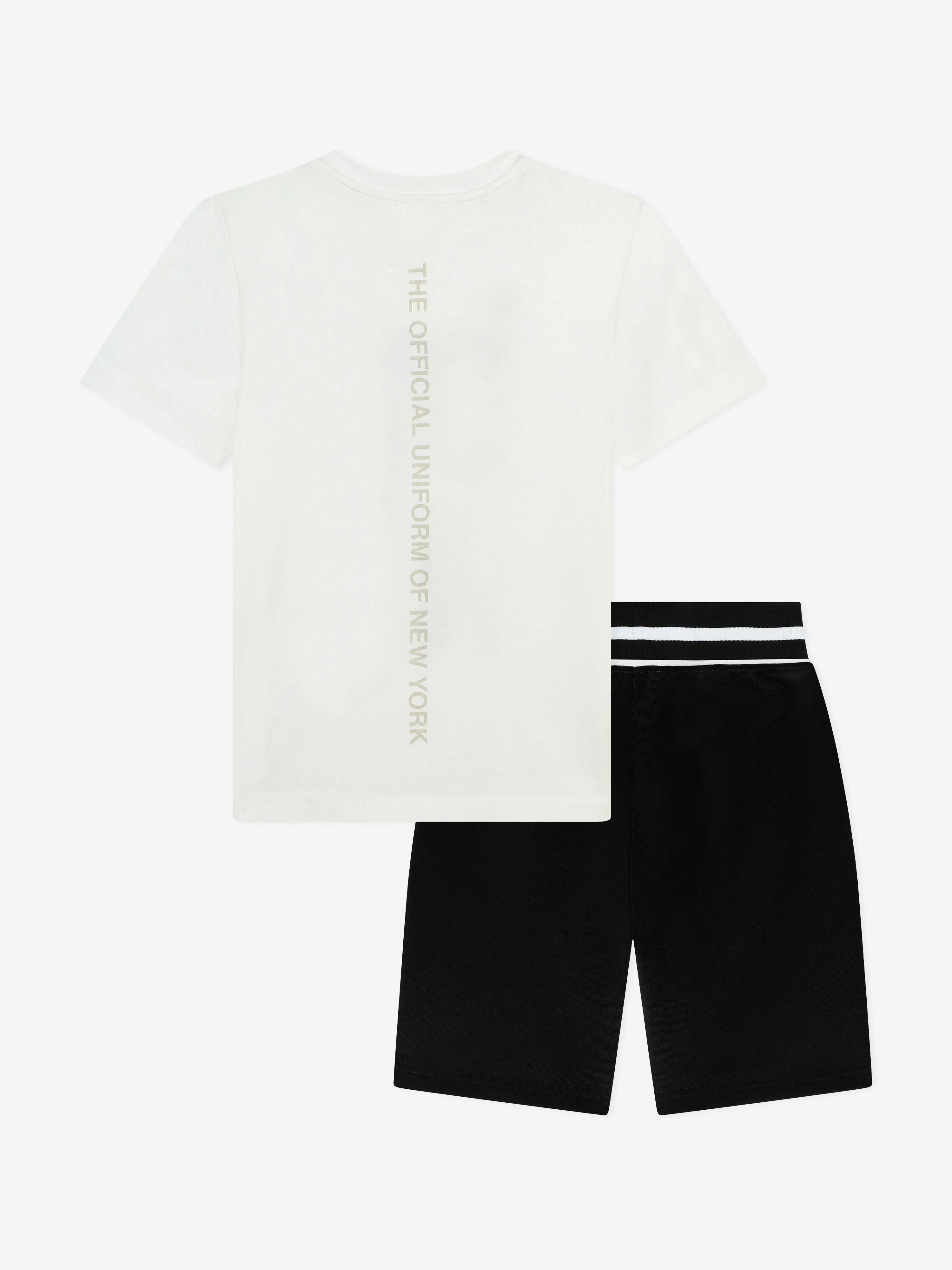 DKNY Boys T-Shirt And Shorts Set in White
