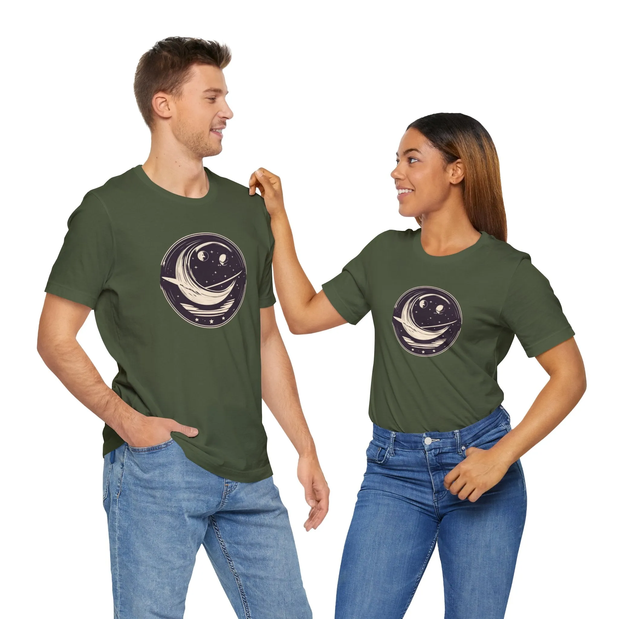 Don't Look Up SpaceArt Sci-Fi T-Shirt