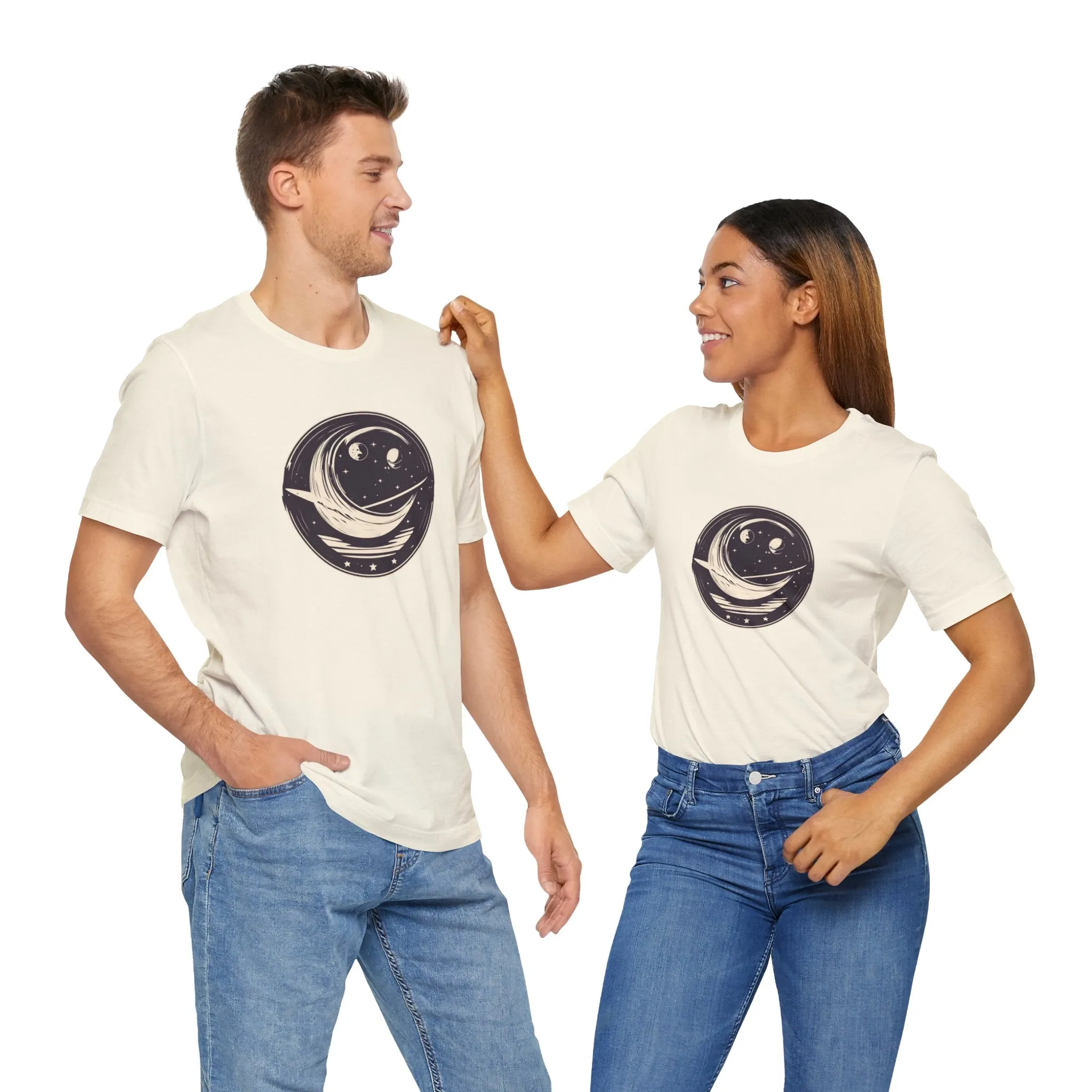Don't Look Up SpaceArt Sci-Fi T-Shirt