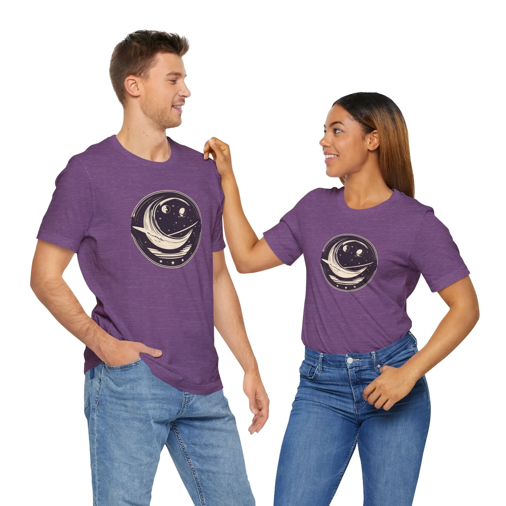 Don't Look Up SpaceArt Sci-Fi T-Shirt