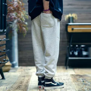 Drawstring Leg Sweat Loose Thickened Pants P0534