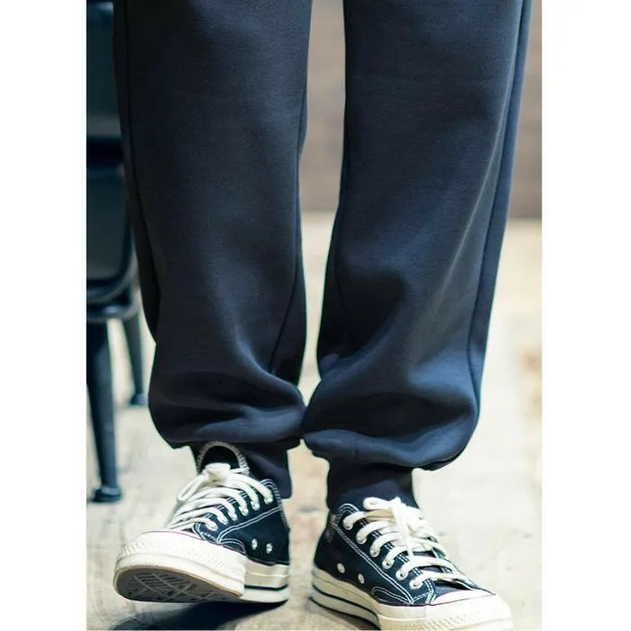 Drawstring Leg Sweat Loose Thickened Pants P0534