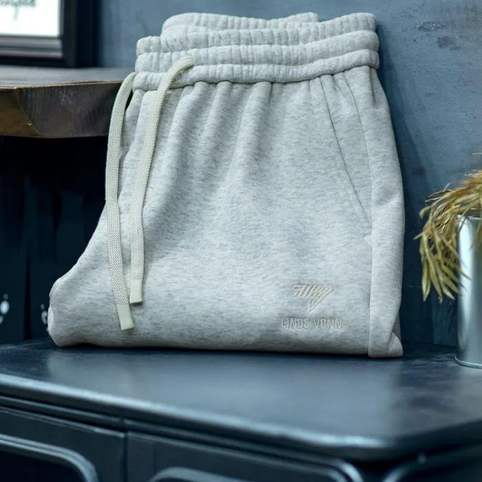 Drawstring Leg Sweat Loose Thickened Pants P0534