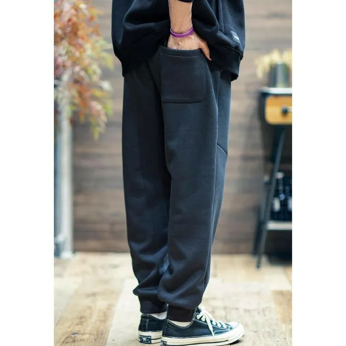 Drawstring Leg Sweat Loose Thickened Pants P0534