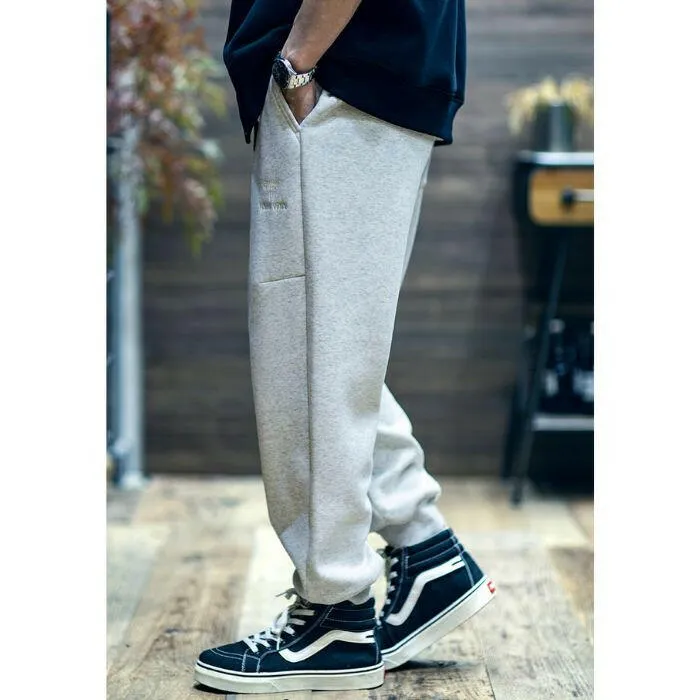 Drawstring Leg Sweat Loose Thickened Pants P0534