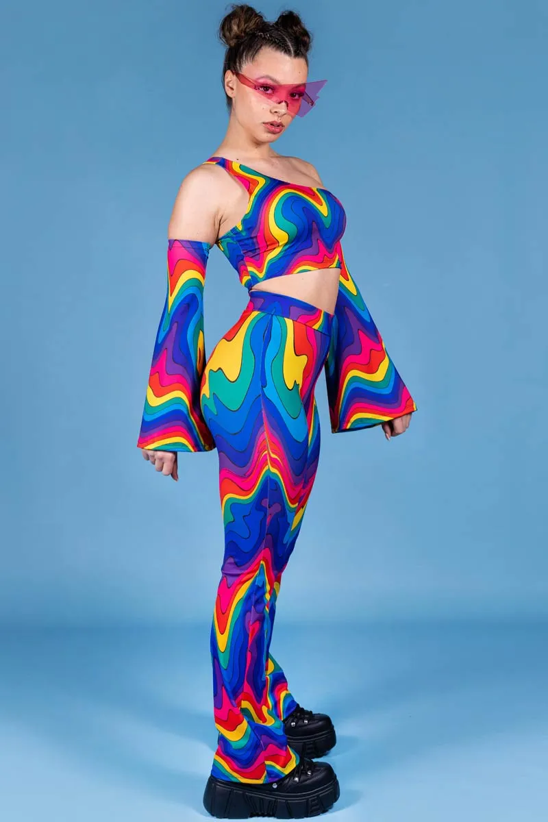 Drip & Dazzle Flare Pants